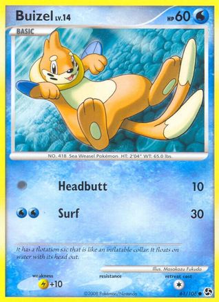 Buizel (61/106) [Diamond & Pearl: Great Encounters] Reverse Holofoil