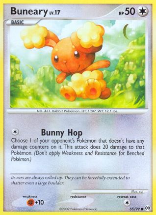 Buneary (55/99) [Platinum: Arceus] Reverse Holofoil
