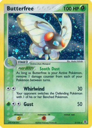 Butterfree (2/112) [EX: FireRed & LeafGreen] Reverse Holofoil