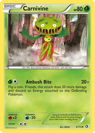 Carnivine (5/113) [Black & White: Legendary Treasures] Reverse Holofoil