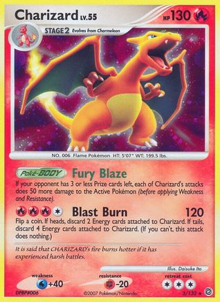 Charizard (3/132) [Diamond & Pearl: Secret Wonders] Reverse Holofoil