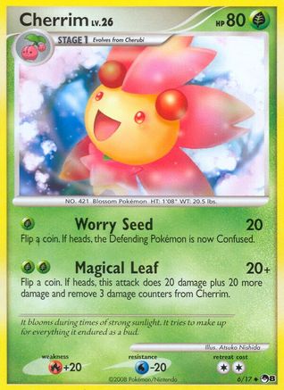 Cherrim (6/17) [POP Series 8] Holofoil