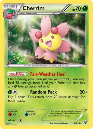 Cherrim (7/135) [Black & White: Plasma Storm] Reverse Holofoil