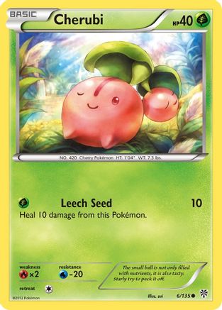 Cherubi (6/135) [Black & White: Plasma Storm] Reverse Holofoil