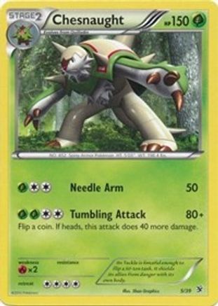 Chesnaught (5/39) [XY: Kalos Starter Set] Holofoil