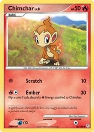 Chimchar (76/130) [Diamond & Pearl: Base Set] Reverse Holofoil