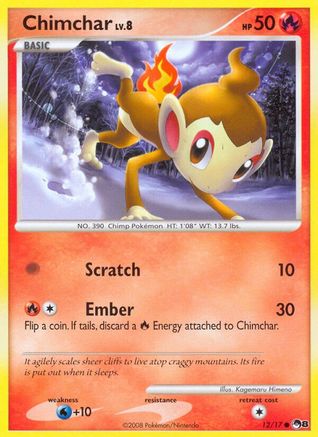 Chimchar (12/17) [POP Series 8] Reverse Holofoil