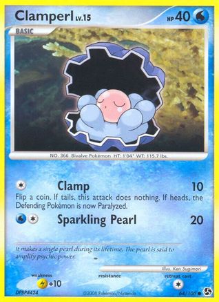 Clamperl (64/106) [Diamond & Pearl: Great Encounters] Reverse Holofoil
