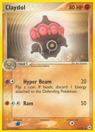 Claydol (31/101) [EX: Hidden Legends] Reverse Holofoil