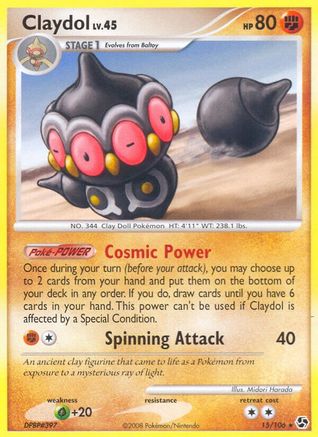 Claydol (15/106) [Diamond & Pearl: Great Encounters] Reverse Holofoil