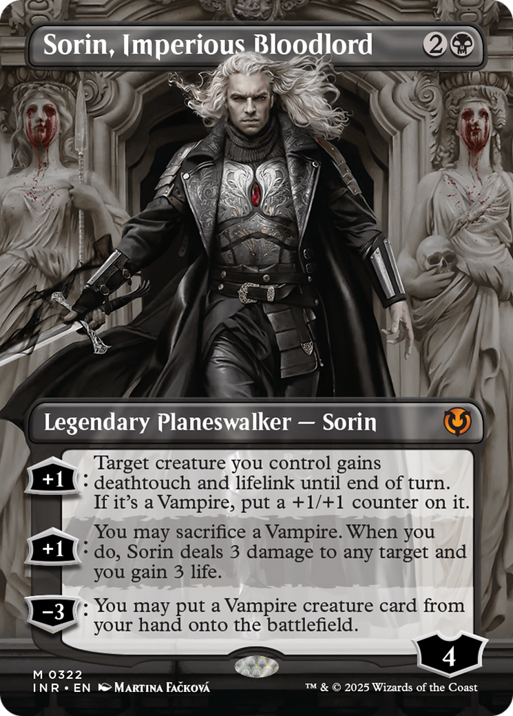 Sorin, Imperious Bloodlord (Borderless) [Innistrad Remastered] Foil