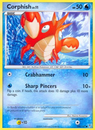 Corphish (100/147) [Platinum: Supreme Victors] Reverse Holofoil