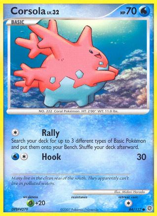 Corsola (84/132) [Diamond & Pearl: Secret Wonders] Reverse Holofoil