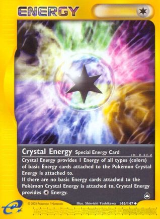 Crystal Energy (146/147) [Aquapolis] Reverse Holofoil