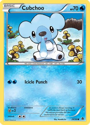 Cubchoo (29/98) [Black & White: Emerging Powers] Reverse Holofoil