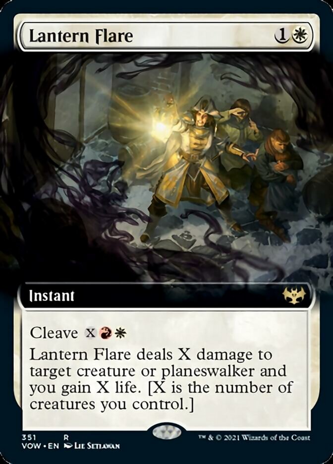 Lantern Flare (Extended Art) [Innistrad: Crimson Vow] Foil
