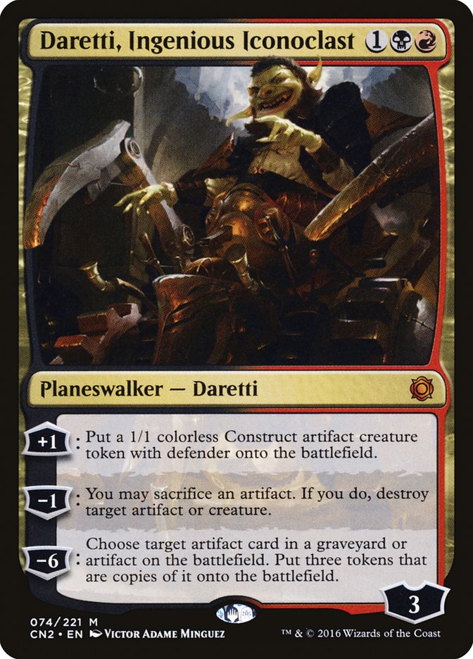 Daretti, Ingenious Iconoclast [Conspiracy: Take the Crown] Foil