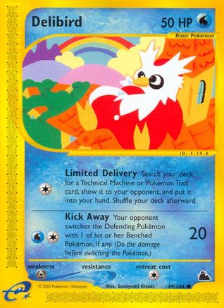 Delibird (49/144) [Skyridge] Reverse Holofoil