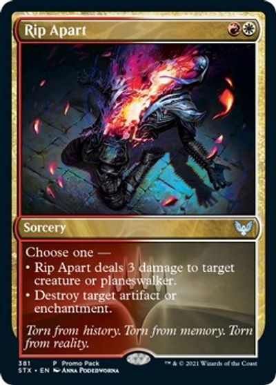Rip Apart (Promo Pack) [Strixhaven: School of Mages Promos] Foil