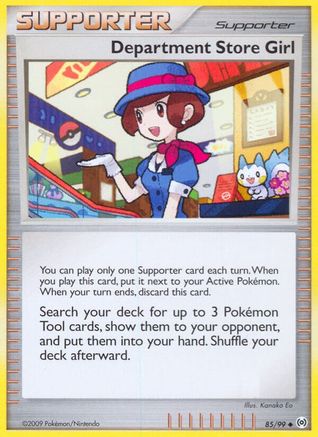 Department Store Girl (85/99) [Platinum: Arceus] Reverse Holofoil