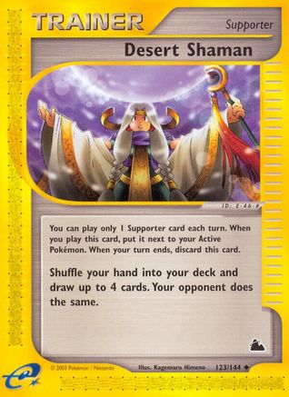 Desert Shaman (123/144) [Skyridge] Reverse Holofoil