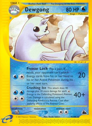 Dewgong (7/144) [Skyridge] Reverse Holofoil