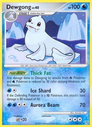 Dewgong (24/147) [Platinum: Supreme Victors] Reverse Holofoil