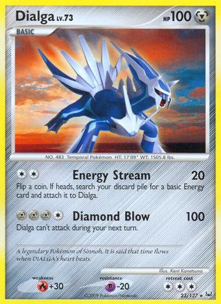 Dialga (23/127) [Platinum: Base Set] Reverse Holofoil