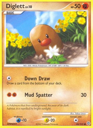 Diglett (85/132) [Diamond & Pearl: Secret Wonders] Reverse Holofoil