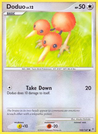 Doduo (102/147) [Platinum: Supreme Victors] Reverse Holofoil