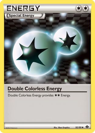 Double Colorless Energy (92/99) [Black & White: Next Destinies] Reverse Holofoil