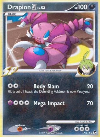 Drapion (17/111) [Platinum: Rising Rivals] Reverse Holofoil