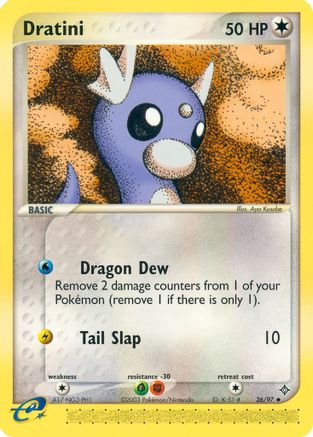 Dratini (26/97) [EX: Dragon] Reverse Holofoil