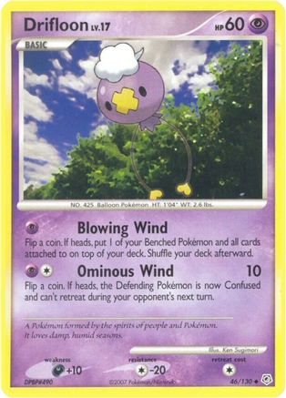 Drifloon (46/130) [Diamond & Pearl: Base Set] Reverse Holofoil