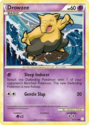 Drowzee (62/123) [HeartGold & SoulSilver: Base Set] Reverse Holofoil