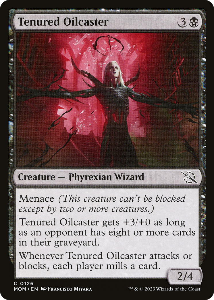 Tenured Oilcaster [March of the Machine] Foil