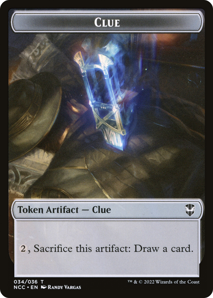Clue  [New Capenna Commander Tokens]