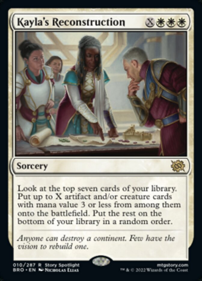 Kayla's Reconstruction [The Brothers' War] Foil