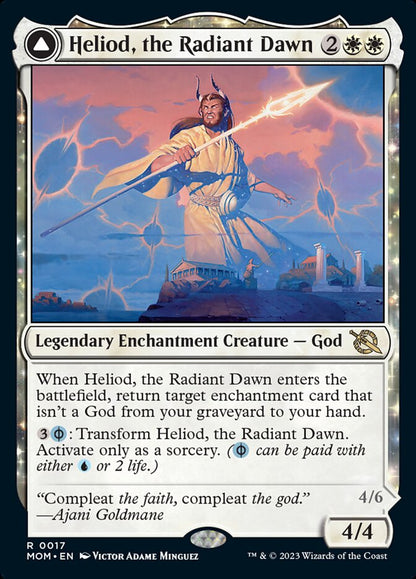 Heliod, the Radiant Dawn // Heliod, the Warped Eclipse [March of the Machine] Foil