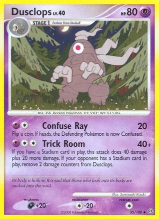 Dusclops (35/100) [Diamond & Pearl: Stormfront] Reverse Holofoil