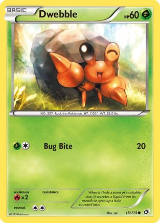 Dwebble (13/113) [Black & White: Legendary Treasures] Reverse Holofoil