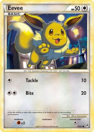 Eevee (56/95) [HeartGold & SoulSilver: Call of Legends] Reverse Holofoil