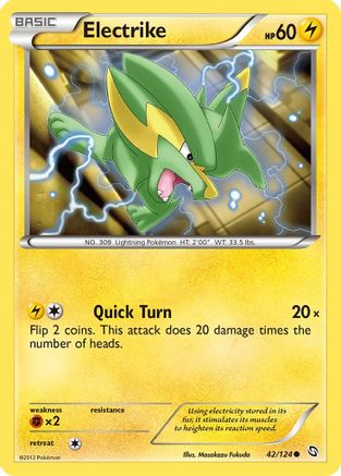 Electrike (42/124) [Black & White: Dragons Exalted] Reverse Holofoil
