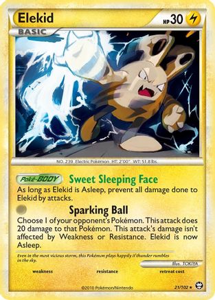 Elekid (21/102) [HeartGold & SoulSilver: Triumphant] Reverse Holofoil