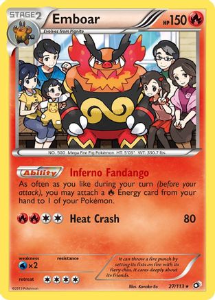 Emboar (27/113) [Black & White: Legendary Treasures] Reverse Holofoil