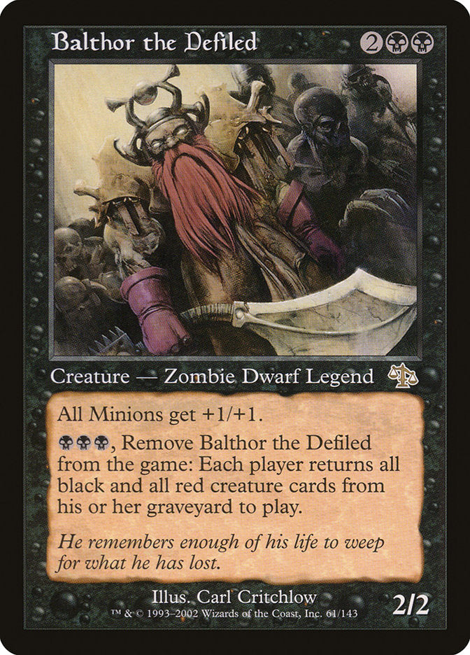 Balthor the Defiled [Judgment] Foil