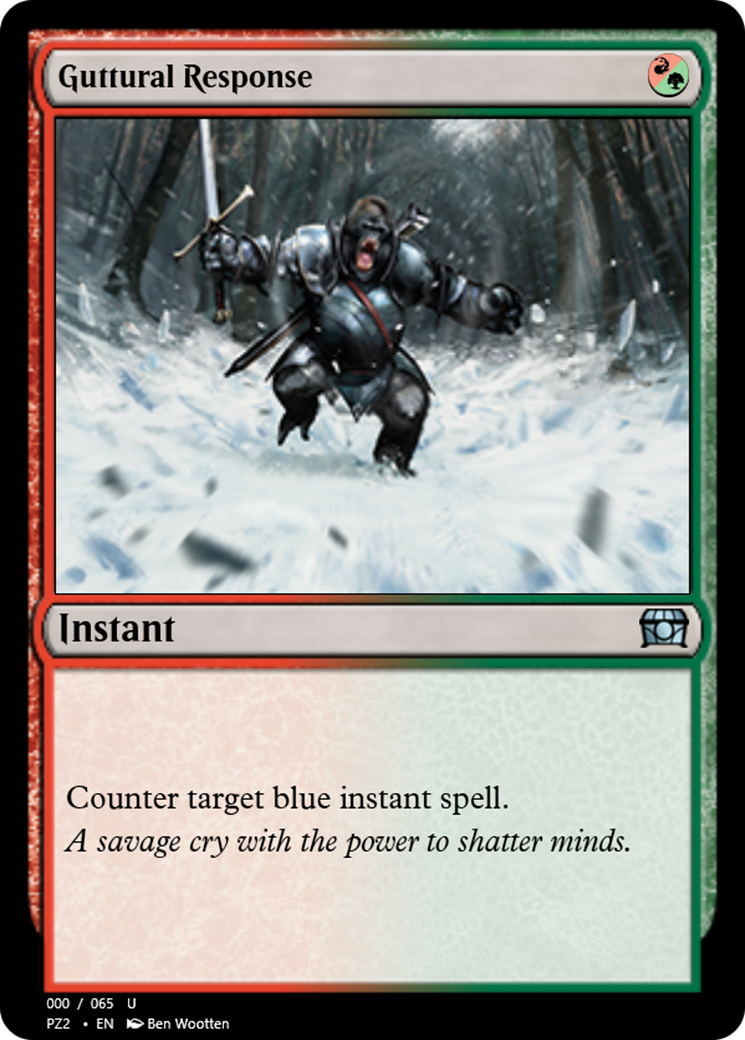 Guttural Response  [Treasure Chest] Foil