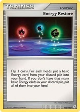 Energy Restore (106/130) [Diamond & Pearl: Base Set] Reverse Holofoil