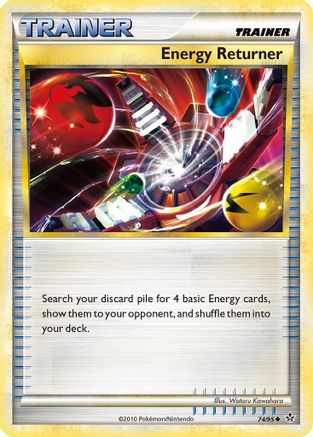 Energy Returner (74/95) [HeartGold & SoulSilver: Unleashed] Reverse Holofoil