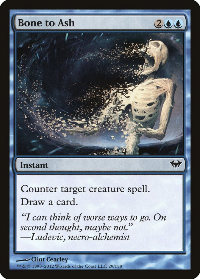 Bone to Ash [Dark Ascension] Foil